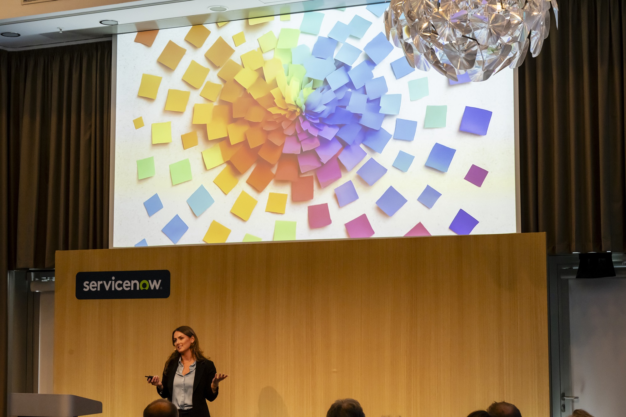 Frá ServiceNow Summit í síðustu viku.