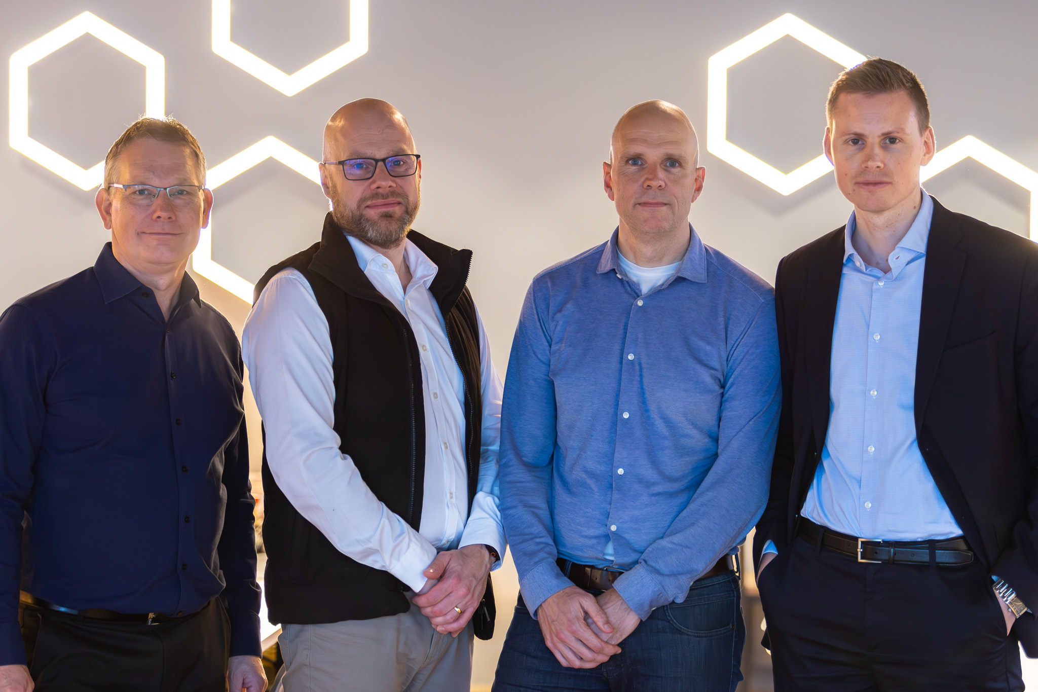 Högni Hallgrímsson, Andri Már Helgason, Viktor Steinarsson og Sigfús Jónasson.